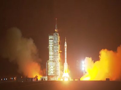 ۳ فضانورد چینی به سمت ایستگاه فضایی چین رفتند